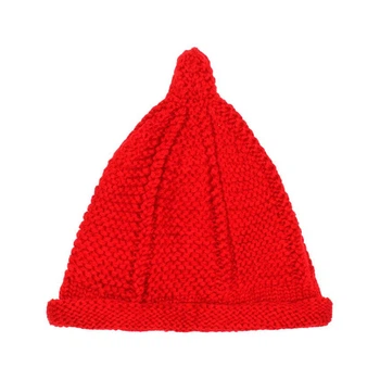 Шапка бини Beani'qe Капля Drop One size Красный (22873)
