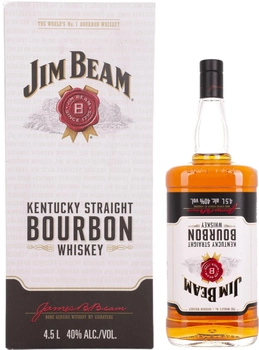 Виски Jim Beam White 4 года выдержки 4.5 л 40% (5010196092135)
