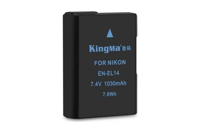 Аккумулятор Kingma Nikon EN-EL14 (1030 mAh) для D3200 D3300 D3400 D5200 D5500 (Premium Quality)