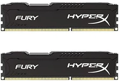Модуль памяти Kingston DDR3 8Gb (2x4) HyperX Fury 1600 MHz (HX316C10FBK2/8), б/в