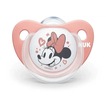 Пустышка Nuk Trendline Disney Mickey 6-18 мес., красная (3954017)
