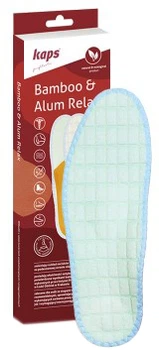 Ортопедические стельки для взрослых Kaps Bamboo & Alum Relax с бамбуковым покрытием 39 р (030122_39)