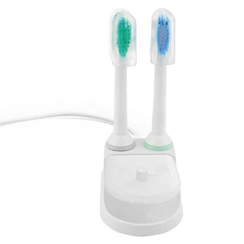 Подставка для электрической зубной щетки Philips Sonicar e и 2 насадок, белая