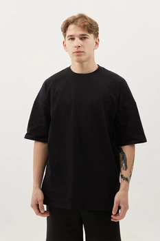 Оверсайз Футболка LUCAS чорна 4XL/5XL (8000319)