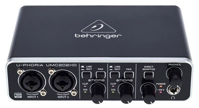 USB аудиоинтерфейс Behringer UMC202HD – фото, отзывы