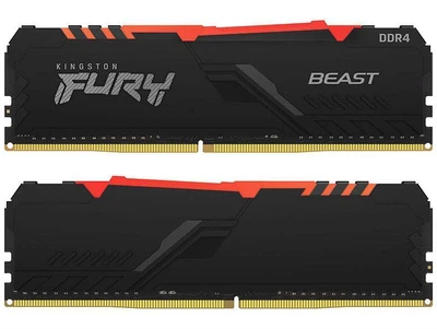 Модуль памяти DDR4 2x32GB/3600 Kingston Fury Beast Black (KF436C18BBAK2/64)