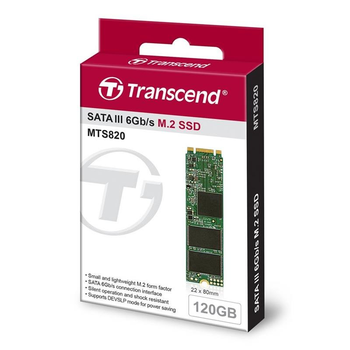 Накопичувач Transcend MTS820S 120GB M.2 2280 SATAIII 3D TLC (TS120GMTS820S)