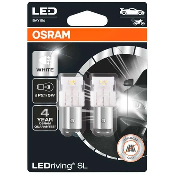 Світлодіодні лампи LED Osram LEDriving SL 7528DWP P21/5W BAY15d 2w 12v 6000k
