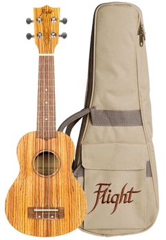 Укулеле сопрано Flight DUS322 Zebrawood