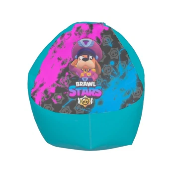 Крісло мішок - Brawl Stars (Бравл Старс) - Colonel Ruffs (2) Колір блакитний - MyTee