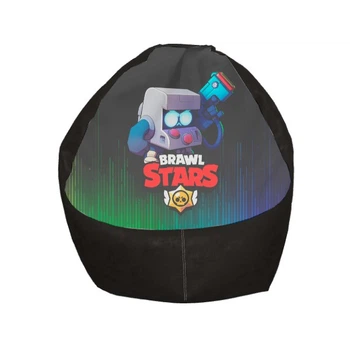 Кресло мешок - Brawl Stars (Бравл Старс) - Brawl Stars (46) Цвет черный - MyTee