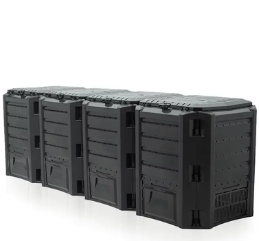 Компостер Prosperplast Compogreen IKSM1600C-S411 модульный 261x72x83cm 4 сегмента Чёрный