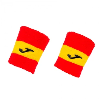 Комплект напульсников Joma Wristband 2 шт. (400300.P03) Red/Yellow/Black