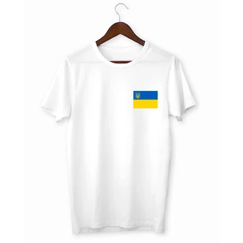 Футболка з принтом "Прапор та герб України" Push IT XL