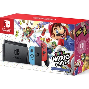 Игровая консоль Nintendo Switch Red & Blue Bundle (игра Super Mario Party)