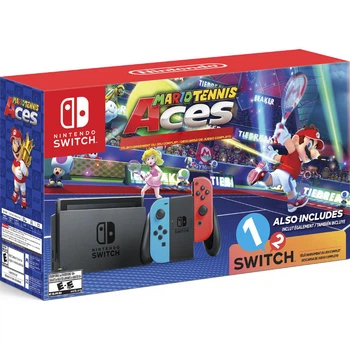 Ігрова консоль Nintendo Switch Red & Blue Bundle (Mario Tennis Aces + 1-2 Switch)