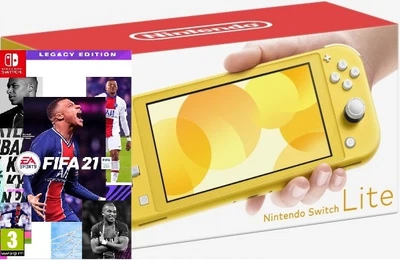 Ігрова консоль Nintendo Switch Lite Yellow Bundle (гра FIFA 21