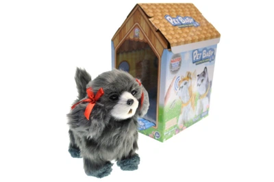 Інтерактивний собака Bbmtoys Сенсорний 364*21см Сірий 626-5