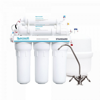 Фільтр зворотного осмосу Ecosoft Standard M06-50M з мінералізатором (MO650MECOSTD)