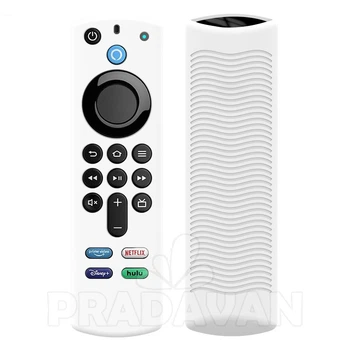 Чехол для пульта Amazon Fire TV Stick 4K Max силиконовый Белый