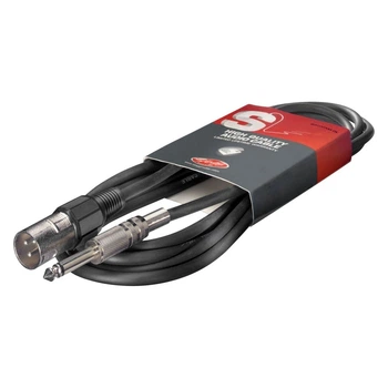 Кабель инструментальный Stagg SAC10PXM DL XLR male - TS (jack 6.3mm) - 10м