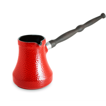 Турка керамічна IBRIKS HAMMERED red 240 мл Сeraflame Бразилія CF_26