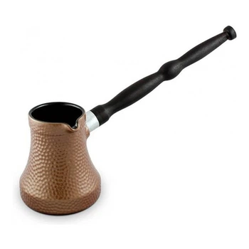 Турка керамічна IBRIKS HAMMERED мідний 350 мл Сeraflame Бразилія CF_33
