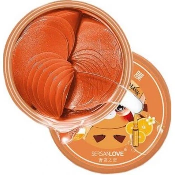 Від темних кіл гідрогелеві патчі під очі Sersanlove Orange Vitamin C Eye Mask із вітаміном С 60шт 100% ОРИГІНАЛ (YX01728)