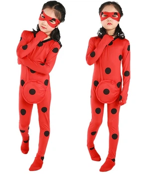 Карнавальный костюм Леди Баг "LADY BUG" спандекс L (130-140 см) ABC