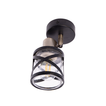 Светильник спотовый Altalusse INL-6146W-01 Antique brass Wengue E14 1x40 Вт