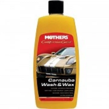 Автошампунь с натуральным воском карнаубы MOTHERS California Gold Carnauba Wash and Wax 100 мл