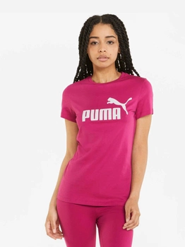 Футболка Puma Ess Logo Tee 58677586 S Festival Fuchsia (4064535450019)