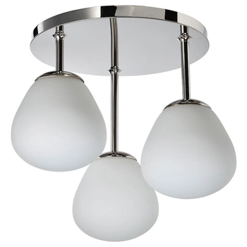 Стельовий світильник IKEA DEJSA хром/опал біле скло (004.307.69)