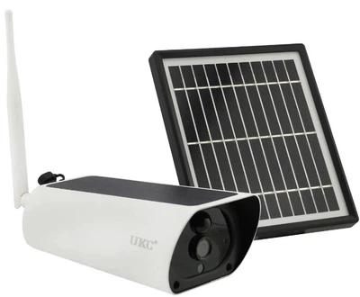 Уличная IP-камера аккумуляторная с солнечной панелью UKC Y9 2mp Wi-Fi CAM+