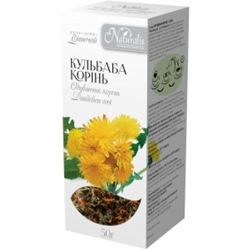 Naturalis фітопрепарати та лікарські трави Одуванчика корень 50 гр