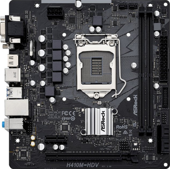 Материнская плата ASRock H410M-HDV R2.0 LGA 1200 (H410M-HDV R2.0) Б/У