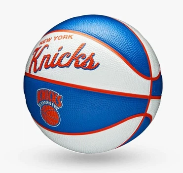 Баскетбольный Мини-Мяч Wilson NBA Team Retro MINI(WTB3200XBNYK) 3