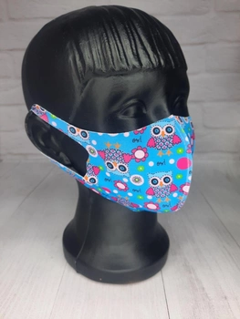 Детская защитная маска питта Q-med, многоразовая, Сова
