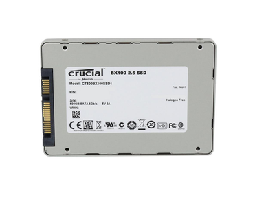 Накопитель SSD Crucial Sata 2.5 BX100 500GB (CT500BX100SSD1), б/в