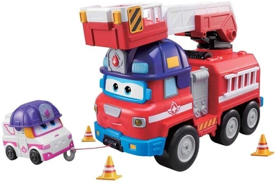 Ігровий набір Super Wings Mission Teams-Rescue Riders Пожежна машина Супер Крила (US730824)