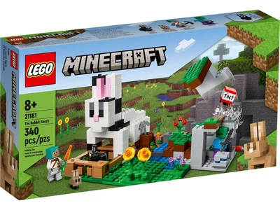 Конструктор LEGO Minecraft Кроличье ранчо 340 деталей (21181)