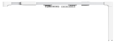 Умный электрокарниз моторизованный 2 м. ZigBee управление Tervix Pro Line ZigBee Curtain, для штор, 454122