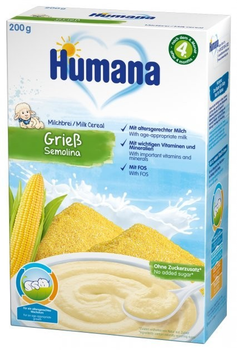Молочна каша Humana кукурудзяна 200 г