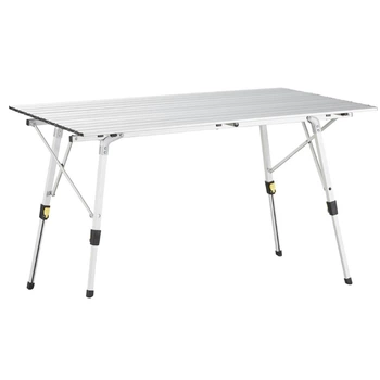 Стіл складаний Uquip Variety L, 120x70 см, алюмінієвий каркас, до 30 кг, Grey (244117)