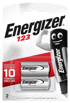 Батарейка ENERGIZER 123 Lithium Photo 2шт. (6)