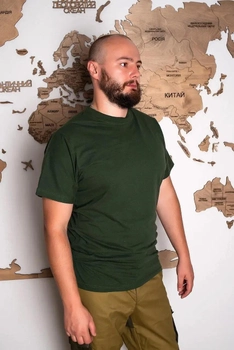 Тактическая футболка ВСУ олива летняя (размер L)