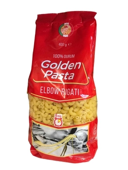Макароны Golden Pasta (твёрдые сорта пшеницы) Рожки маленькие 400 г (МА00012164)
