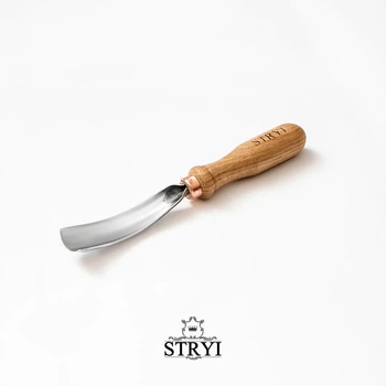 Стамеска клюкарза полукруглая 20мм STRYI Profi для вырезания дерева, арт. 110820