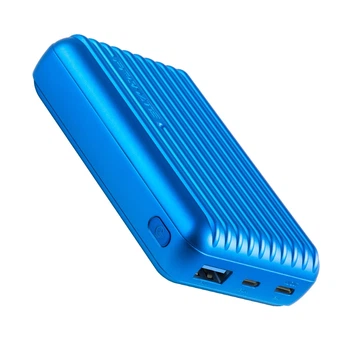 УМБ Promate Titan-10C 10000 mAh, USB-C, USB-A Blue (titan-10c.blue)