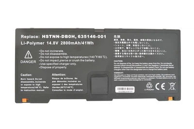 Аккумуляторная батарея для ноутбука HP Compaq HSTNN-DB0H ProBook 5330M 14.8V Black 2800mAhr
